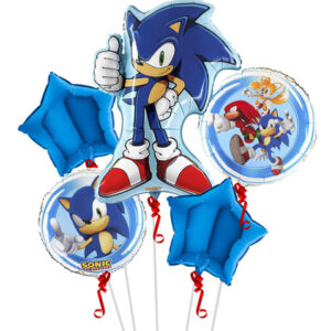 Sada fóliových balonků Ježek Sonic  5ks