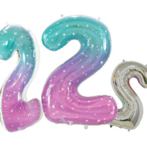 Foliová číslice - vesmír 2 - 78 cm