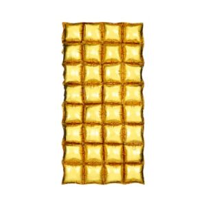 Foto pozadí - nafukovací mozaika zlatá  72 x 143 cm