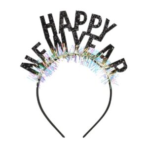 Čelenka Happy New Year - černá