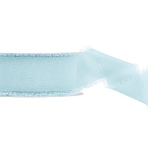 Šifonová stuha světle modrá 40 mm x 10 m